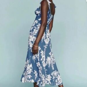 Reformation Nadira Dress - cyanotype size 4